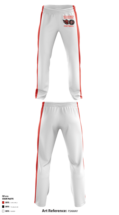 Bellefonte Youth Football And Cheerleading 3157764 Sweatpants - 1