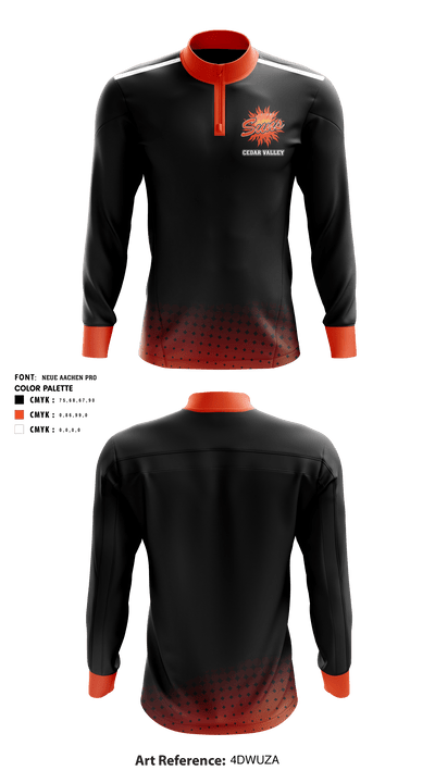 Cedar Valley College Basketball 28993431 Long Sleeve Shooting Shirt - 1