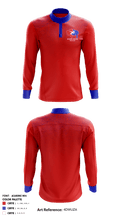 Wyoming Amateur Wrestling Association 77403720 Quarter Zip Jacket - 1