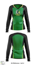 Albany R-3 School Cheer 1481341 Women's Long Sleeve V-neck Shirt - 1