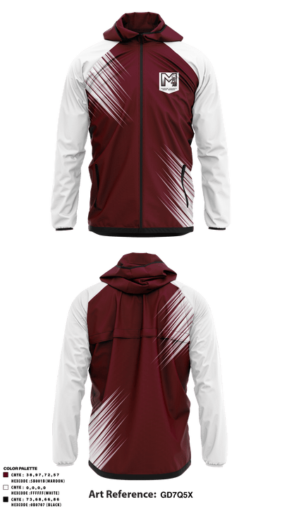 Marion County High School Softball 14103191 Windbreaker - 1