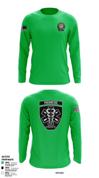 Madison county office of emergency management 10924041 Long Sleeve Performance Shirt - 1