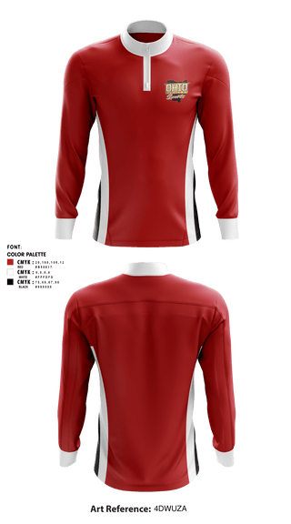 Quarter Zip Jacket, SW Ohio Sports, Spirit Store, Teamtime, Team time, sublimation, custom sports apparel, team uniforms, spirit wear, spiritwear, sports uniforms, custom shirts, team store, custom team store, fundraiser sports, apparel fundraiser
