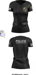 Nueces County District Attorney's Criminal Interdiction Unit 16542421 Women's Short Sleeve V-neck Shirt - 2