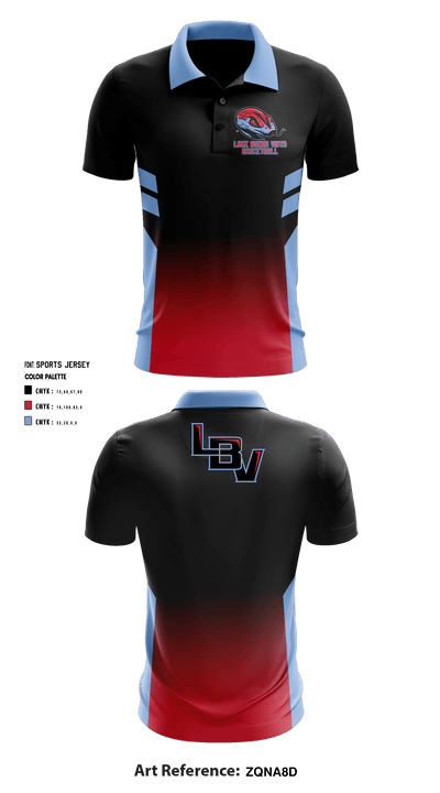 Lake Buena Vista High School Basketball 41118945 Short Sleeve Performance Polo - 2