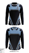 Police-Sandhills Football 67415575 Long Sleeve Performance Shirt - 2
