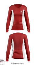 Neoga High School Cheer 95886209 Women's Long Sleeve V-neck Shirt - 1