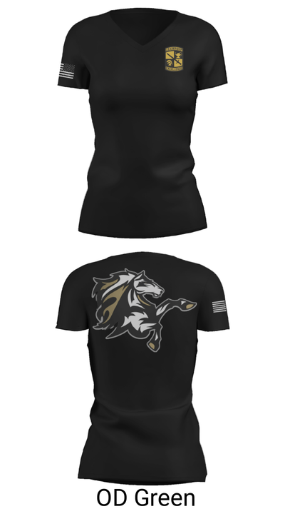 FSU ROTC 41025512 Women's Short Sleeve V-neck Shirt - 23