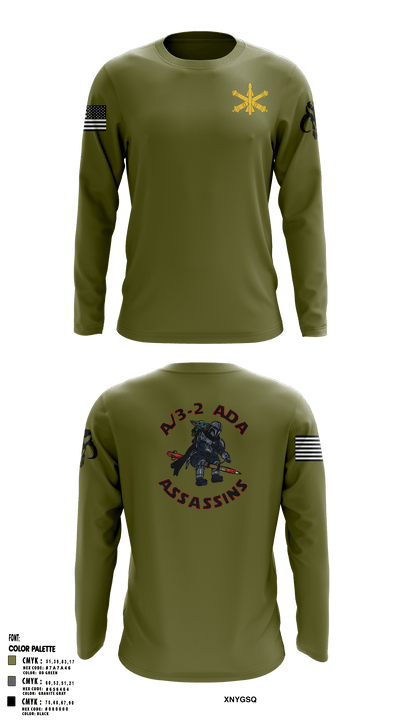 A/3-2 ADA 39391008 Long Sleeve Performance Shirt - 3