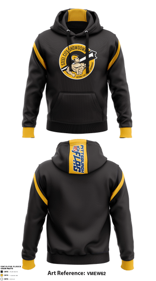 Hoodie, Pittsburgh Nfl League, Football, Teamtime, Team time, sublimation, custom sports apparel, team uniforms, spirit wear, spiritwear, sports uniforms, custom shirts, team store, custom team store, fundraiser sports, apparel fundraiser