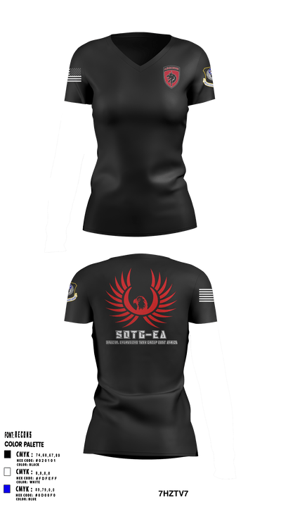 SOTG-EA 19031352 Women's Short Sleeve V-neck Shirt - 1