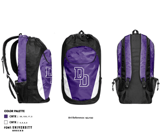Gear Bag, Dawson High School Basketball, Men's Basketball, Teamtime, Team time, sublimation, custom sports apparel, team uniforms, spirit wear, spiritwear, sports uniforms, custom shirts, team store, custom team store, fundraiser sports, apparel fundraiser