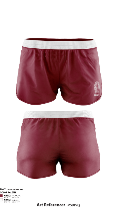 Morton West High School Rugby 27558142 Women's Shorts - 1