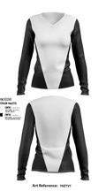 Branch Baseball And Softball Organization 47923987 Women's Long Sleeve V-neck Shirt - 1