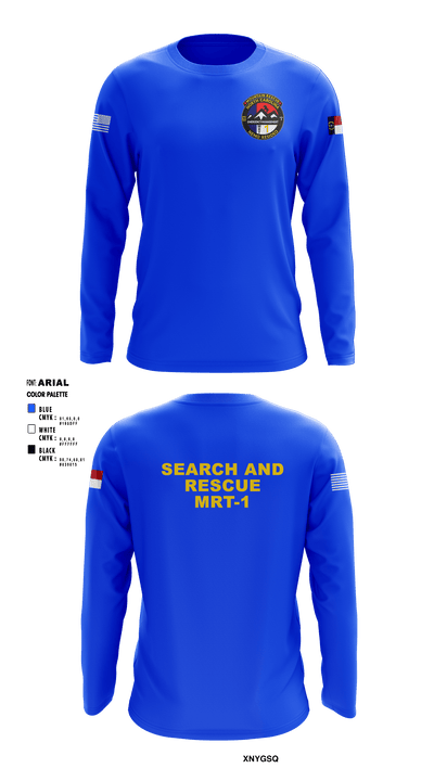 Mountain Rescue Team 1 22343308 Long Sleeve Performance Shirt - 3