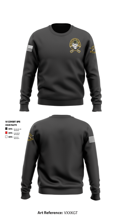 Weapons Platoon, Light Armored Reconnaissance Battalion 57222719 Crew Neck Sweatshirt - 1