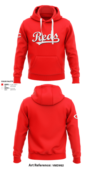 Hoodie, Chesapeake Reds, Baseball, Teamtime, Team time, sublimation, custom sports apparel, team uniforms, spirit wear, spiritwear, sports uniforms, custom shirts, team store, custom team store, fundraiser sports, apparel fundraiser