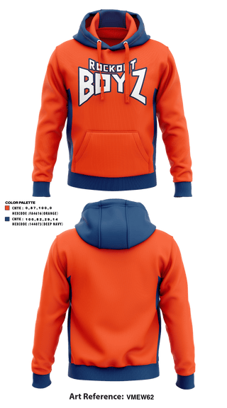Hoodie, RockOut BOYZ, Football, Teamtime, Team time, sublimation, custom sports apparel, team uniforms, spirit wear, spiritwear, sports uniforms, custom shirts, team store, custom team store, fundraiser sports, apparel fundraiser