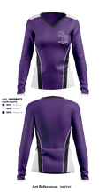 South Eugene Golf 60040289 Women's Long Sleeve V-neck Shirt - 1
