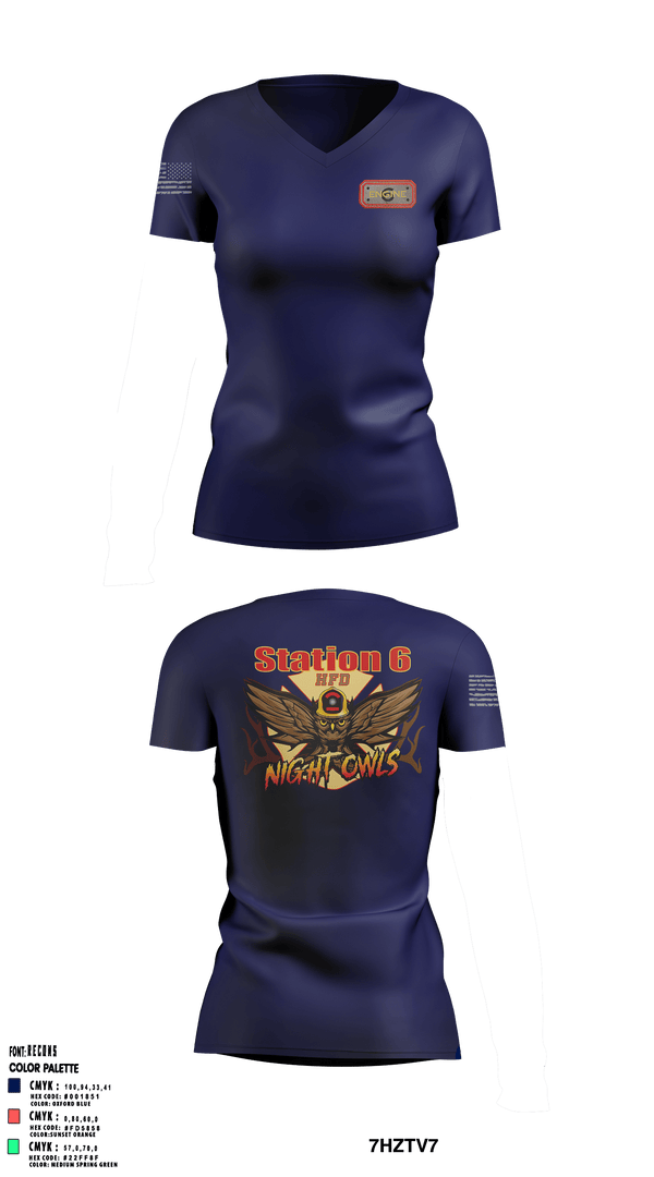 Women's Short Sleeve Vneck Shirt, Engine Company 6Engine Company 6, Fire Department, Teamtime, Team time, sublimation, custom sports apparel, team uniforms, spirit wear, spiritwear, sports uniforms, custom shirts, team store, custom team store, fundraiser sports, apparel fundraiser