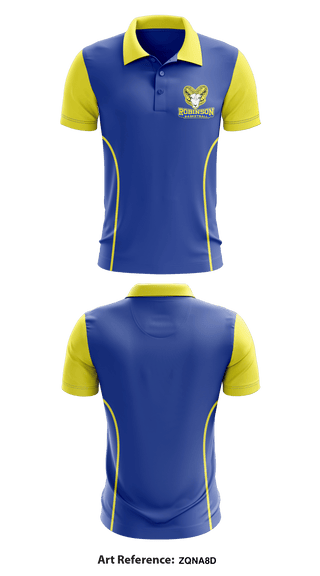 Short Sleeve Performance Polo, Robinson Secondary School Basketball, Men's Basketball, Teamtime, Team time, sublimation, custom sports apparel, team uniforms, spirit wear, spiritwear, sports uniforms, custom shirts, team store, custom team store, fundraiser sports, apparel fundraiser
