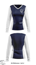 Ozark Christian College Women's Volleyball 64005652 Women's Long Sleeve V-neck Shirt - 1