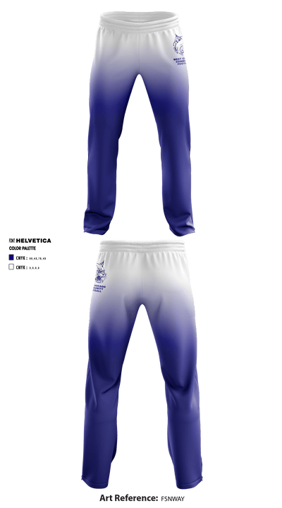 West Chicago Community High School Football 91799340 Sweatpants - 1