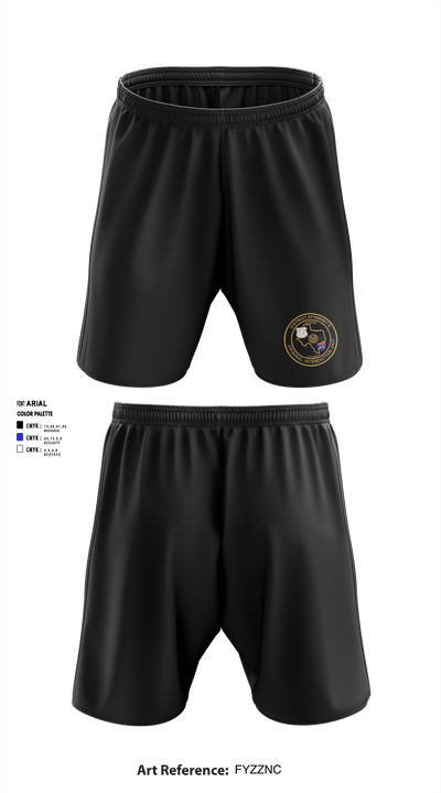 Nueces County District Attorney's Criminal Interdiction Unit 16542421 Athletic Shorts With Pockets - 2
