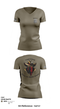 539th MP DET 80028387 Women's Short Sleeve V-neck Shirt - 2