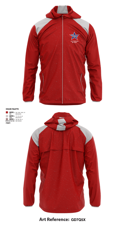 East Bernard Little League 21564984 Windbreaker - 1