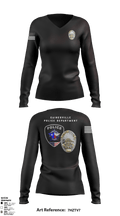 Gainesville Police Department 66758462 Women's Long Sleeve V-neck Shirt - 1