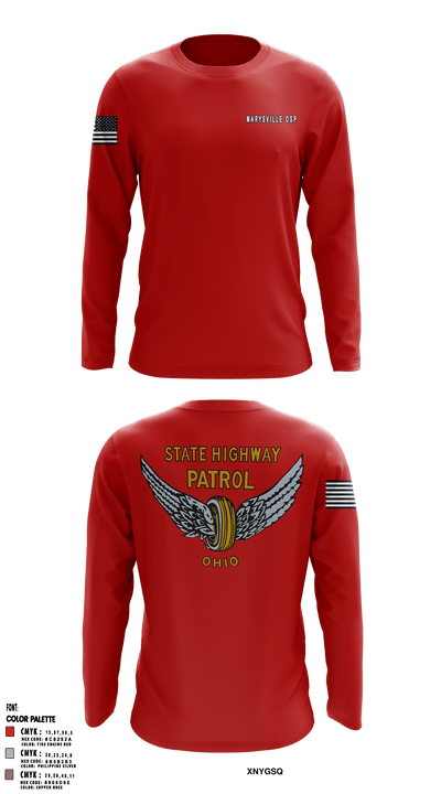 Marysville OSP 15211682 Long Sleeve Performance Shirt - 1