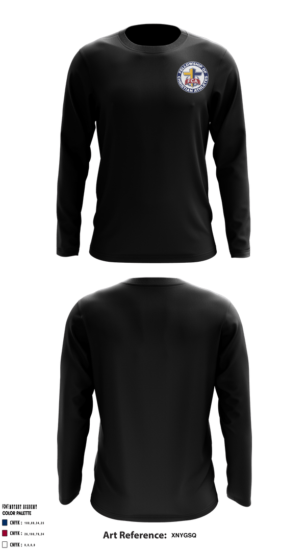 Long Sleeve Performance Shirt, Fellowship of Christian Athletes, Football, Teamtime, Team time, sublimation, custom sports apparel, team uniforms, spirit wear, spiritwear, sports uniforms, custom shirts, team store, custom team store, fundraiser sports, apparel fundraiser