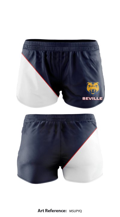 Beville Middle Schoo 72263658 Track Shorts - 1