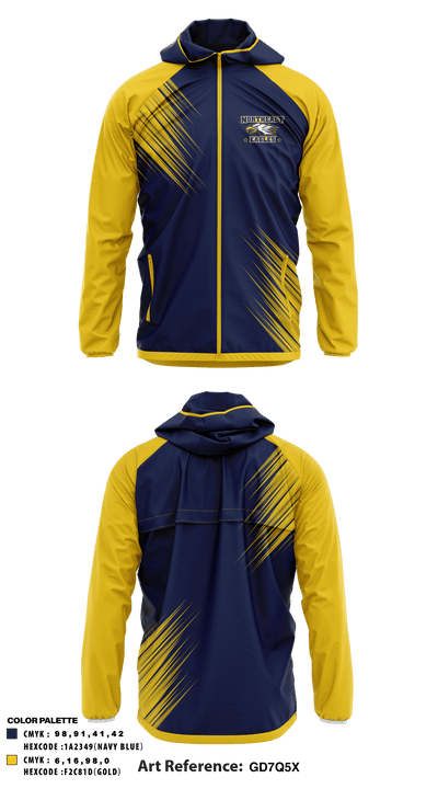 Northeast High School Softball 87787216 Windbreaker - 1