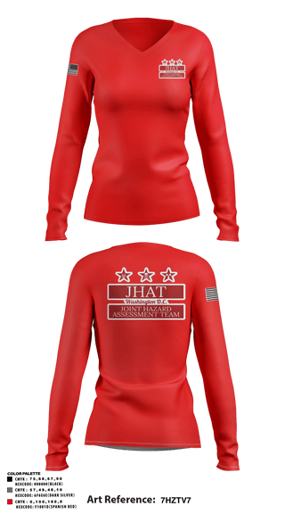 Women's Long Sleeve Vneck Shirt, , Police, Teamtime, Team time, sublimation, custom sports apparel, team uniforms, spirit wear, spiritwear, sports uniforms, custom shirts, team store, custom team store, fundraiser sports, apparel fundraiser