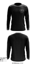 Dominion High School Gymnastics 4525189 Long Sleeve Performance Shirt - 1