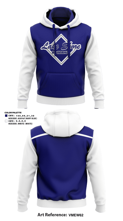 Hoodie, Lakeshore Youth Baseball Association, Baseball, Teamtime, Team time, sublimation, custom sports apparel, team uniforms, spirit wear, spiritwear, sports uniforms, custom shirts, team store, custom team store, fundraiser sports, apparel fundraiser