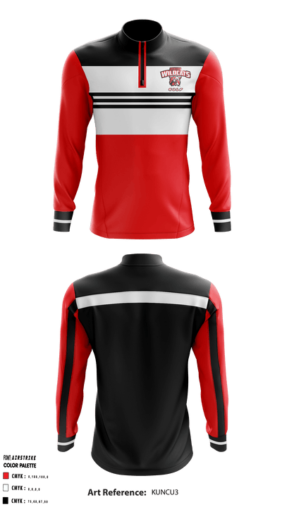 Kenton High School Golf 4420840 Quarter Zip Jacket - 1