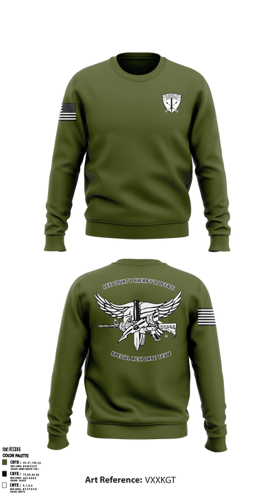 LCSO Special Response Team 90954535 Crew Neck Sweatshirt - 1