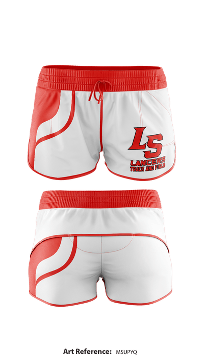 La Salle Lancers 95338847 Track Shorts - 1