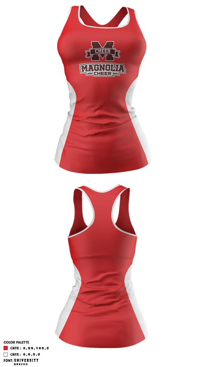 Magnolia High School Cheer 33058931 Tank Top - 2