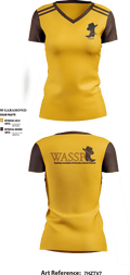 Wyoming Association of Secondary School Principals 79829296 Women's Short Sleeve V-neck Shirt - 4