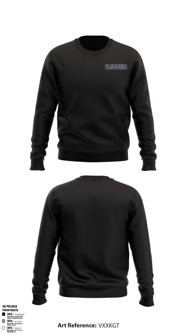 Crew Neck Sweatshirt, Slammers FP, Softball, Teamtime, Team time, sublimation, custom sports apparel, team uniforms, spirit wear, spiritwear, sports uniforms, custom shirts, team store, custom team store, fundraiser sports, apparel fundraiser