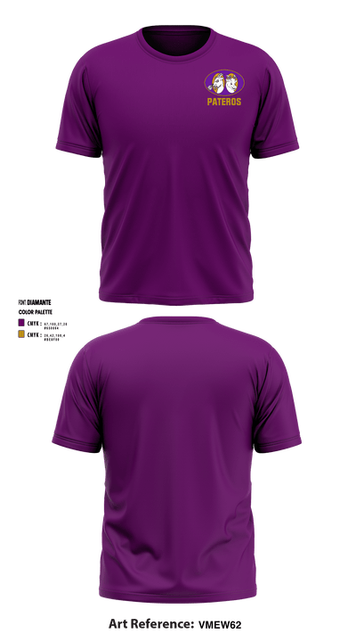 Pateros High School 40841413 Short Sleeve Performance Shirt - 1