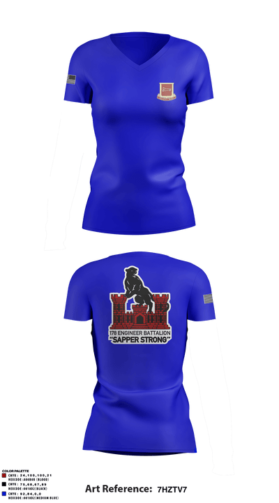 178th EN BN 26721135 Women's Short Sleeve V-neck Shirt - 9