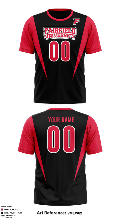 Fairfield University Volleyball 10827047 Short Sleeve Performance Shirt - 2