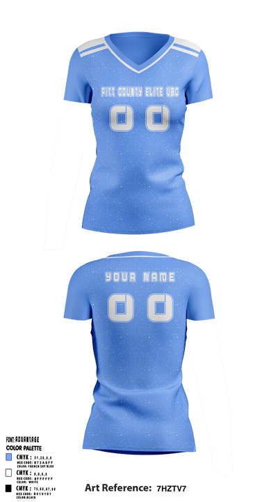 Pitt County Elite Vbc 59406403 Women's Short Sleeve V-neck Shirt - 1