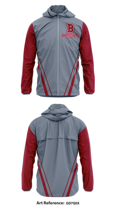 Bladensburg softball 73842192 Windbreaker - 1