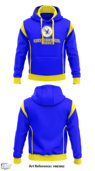 Hoodie, Cleveland Hill High School Cheer, , Teamtime, Team time, sublimation, custom sports apparel, team uniforms, spirit wear, spiritwear, sports uniforms, custom shirts, team store, custom team store, fundraiser sports, apparel fundraiser